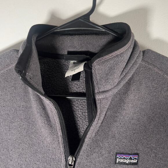 Patagonia Gray Full Zip Fleece Better Sweater Sporty Jacket Women's Large - Picture 12 of 16